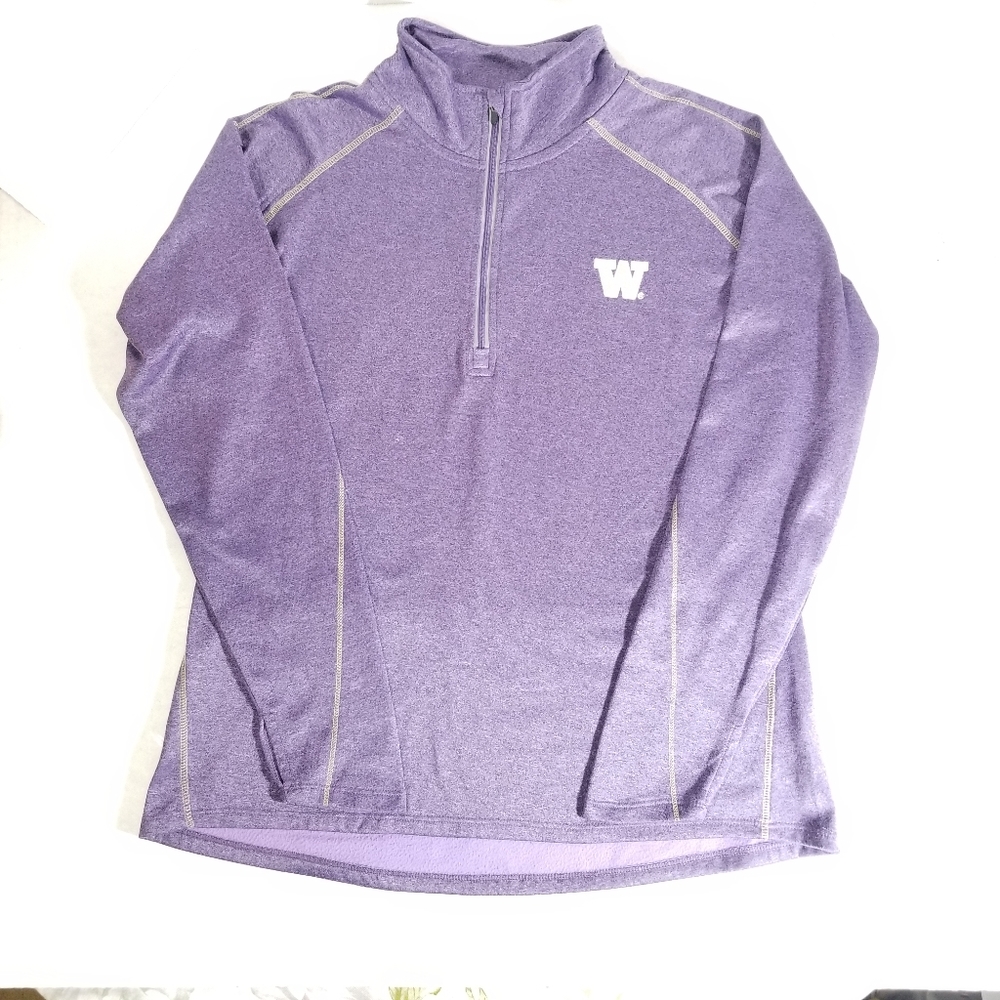 University WA Fleece Pullover Womens Size Large
